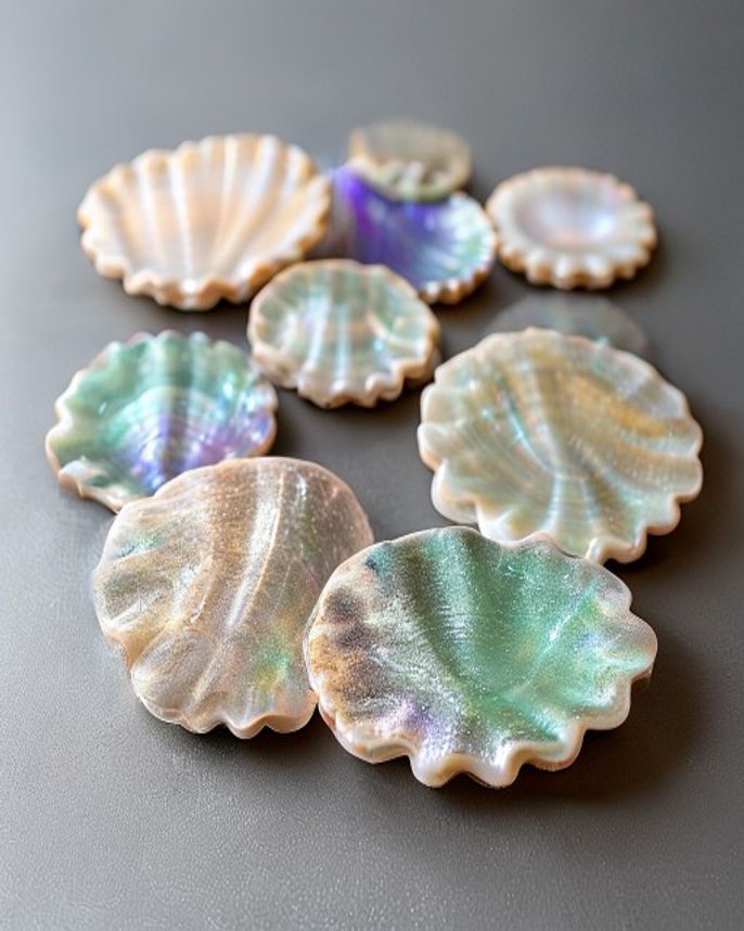 Capiz Shell Coasters